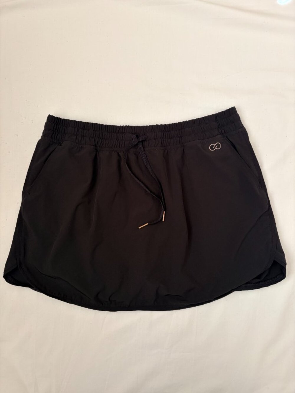 CALIA High Rise Black Athletic Skort Size Large Tennis Golf Pickleball Skirt